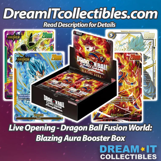 Live Opening - 1x Booster Box - Dragon Ball Fusion World: Blazing Aura