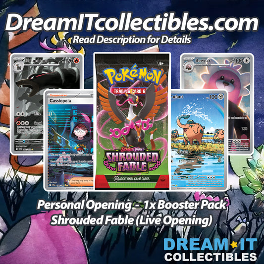 Live Opening - 1x Booster Pack - Pokémon - Shrouded Fable