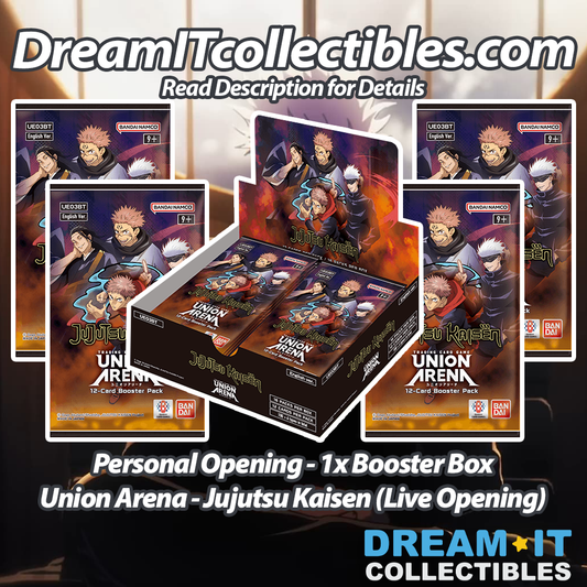 Live Opening - 1x Booster Box Union Arena - Jujutsu Kaisen